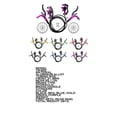 thumbnail image 2 of VONKY Ensemble de Freins à Disque Accessoires de Vélos Composants Kit de Freinage Composants Modifiés Double Face Dorée, 2 of 9