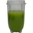 thumbnail image 4 of Replacement Large Cup for Magic Bullet ?Tall Jar Cups and Short Bullet Cup Fits Original Magic Bullet Blender Juicer (2, 16oz Tall Cup), 4 of 4