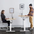 thumbnail image 3 of Costway 55"x28" Electric Standing Desk Adjustable Sit to Stand Table w/USB Port Natural, 3 of 10