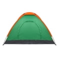 thumbnail image 1 of Tente Dôme de Camping Imperméable pour 2 Personnes pour la Randonnée en Plein Air et la Survie Orange et Vert, 1 of 9