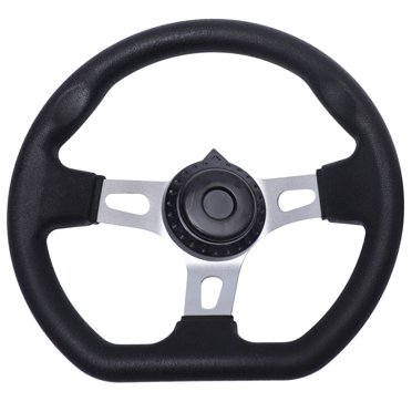 Volant Noir pour Voiture en Matériau PU Durable 270 mm