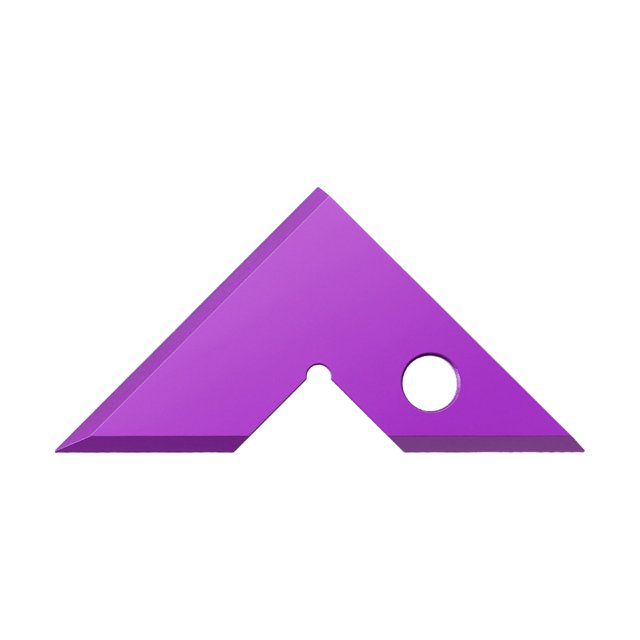 Clearance! Sweet Home Farm Right Angle Gauge Aluminum Alloy Woodworking Square Protractor Small Triangle Ruler for 45/90 Angle Checking Precision Measuring Tool One Size Purple
