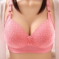 thumbnail image 1 of UPPADA Plus Size Front Button Bras for Women Sports Bras Full Coverage Soft Sleep Wirefree Bras Push up Bra Seamless Comfort Supportive Bras Plus Size Everyday Bra, 1 of 3