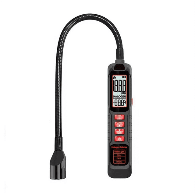 Détecteur de Fuite Freon Détecteur de Fuite Halogène R22 R410A R134A R1234YF Gaz Réfrigérant CVC Climatiseur Testeur