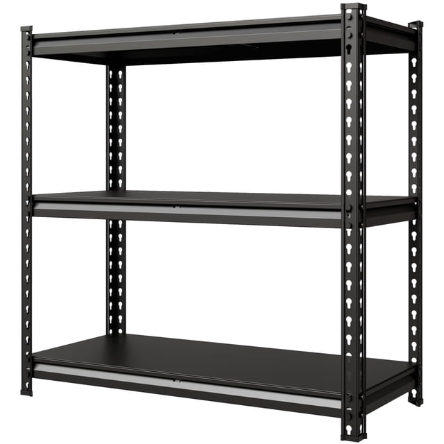 Kojooin Shelving Unit - Heavy-Duty Adjustable Steel Utility Storage Rack with Metal Shelves, 770 Lbs/Shelf Capacity, Ideal for Garage, Warehouse, Pantry & Basement