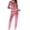 Pink-A, variant on Mrat 2 Piece Active Suit Set Tracksuit Sets Womens Velour Sweatsuit Casual Loungwear 2 Piece Jogging Suits Velvet Pullover Solid Casual Sets S-63 Black XL