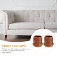 thumbnail image 2 of MasteelfCA 8pcs Small Chair Leg Floor Protectors Furniture Chair Leg Protector Chair Leg Caps, 2 of 7