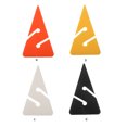 thumbnail image 4 of Xingzhi 5pcs Logos Three Signal Reminding Indicating Lightweight Portable Sign Universal Replacement Diving Swimming Orange, 4 of 6