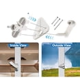 thumbnail image 3 of Pontoon Boat Gate Latch Replacement Kit, Universal 4 Set Pontoon Boat Door Latches Corrosion Resistant  for Yachts, 3 of 7