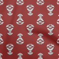 thumbnail image 1 of oneOone Polyester Spandex Maroon Fabric Block Fabric For Sewing Printed Craft Fabric By The Yard 56 Inch Wide-BQ, 1 of 5