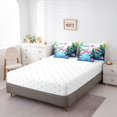 thumbnail image 4 of YST Flamingo 7-Piece Comforter Set, Full Size, Pink Animal Watercolor Cartoon Theme, Polyester, 4 of 5