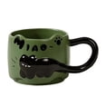 thumbnail image 2 of TopLLC Cats Stacking Cups Mug Relief Cup Large Handle English Letters Coffee Cup Ceramic Cup ceramic cup, 2 of 6