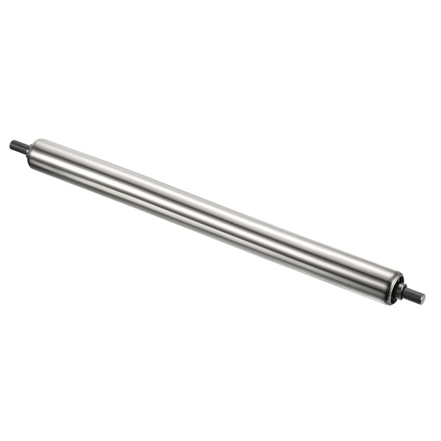Unique Bargains 1'x12' en Acier Inoxydable Gravité Convoyeur Rouleau Transmission Galvanisé Extrémité