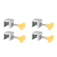 thumbnail image 1 of 4 Pcs Window Safety Lock Aluminum Alloy Sliding Lock Sliding Door Anti-Theft Lock Adjustable ,Easy to Use, 1 of 7