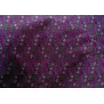 thumbnail image 4 of oneOone Cotton Silk Fabric Leaves & Floral Block Print Fabric BTY 42 Inch Wide, 4 of 4