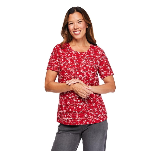 Iyla Women'S Printed Jacquard T-Shirt