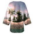 thumbnail image 4 of Nouveaux Hauts pour Femmes 2023 Mode Grande Taille Manches Longues Col Rond Blouse Imprimée Automne Chandail Décontracté Hauts Chemise Manches Longues pour Femmes, 4 of 5