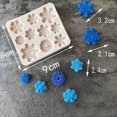 thumbnail image 4 of Agiferg Moules à Gâteau en Silicone Bricolage pour Cuisson Noël Noël Flocon de Neige Moule à Gâteau en Forme, 4 of 4