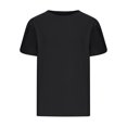 thumbnail image 4 of WMTBSRSW Offres Prime Day Filles Mode Floral Manches Courtes T-Shirts d'Été Unis Basiques Décontractés Col Rond 5-14 Ans, 4 of 6