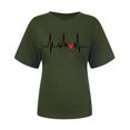thumbnail image 4 of Birdeem Mode Femmes Chandail à Manches Courtes Imprimé Décontracté T-Shirt Blouse, 4 of 4