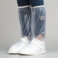 thumbnail image 3 of Shoe Covers for Indoors, Rain Shoe Covers, Yuyisi Rainproof Shoe Cover for Riding Outdoor Shoe Cover with Rainproof Thickened Bottom 212 High Barrel, Shoe Covers for Rain, 3 of 3