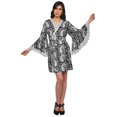thumbnail image 2 of Moomaya Peignoir Imprimé pour Femmes Robe de Chambre Courte en Coton Peignoir d'Été, 2 of 6