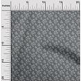 thumbnail image 2 of oneOone Rayon Gray Fabric Floral Sewing Material Print Fabric By The Yard 56 Inch Wide, 2 of 4