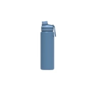 Mainstays 24 fl oz Blue Insulated Stainless Steel Chug Water Bottle, Leakproof, for School & Daily Use
