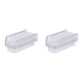 thumbnail image 1 of (2-Pack) Rinsvye Cleaning Nail Brush Fingernail Sponge Bottle Brush Suction Scrub Brush Two Hand Washing Basin for Kitchen Scrubbing Brushes Soft Nails Toes Scrubber for Men Women Kids Nail Brush, 1 of 8