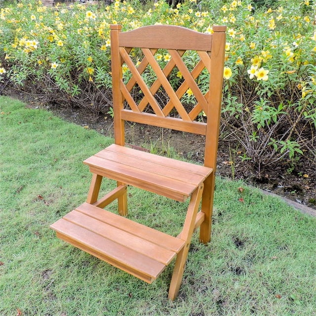 International Caravan Royal Fiji 2 Tier Plant Stand in Stain