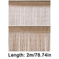 thumbnail image 2 of 200cm*100cm Fringe String Window Curtain Bead Chain Fringe Panel Room Partition String Curtains Beaded Door Curtain Curtains 96 Inches Long Curtains 96 Inches Wide Sheer Thermal Curtains Bedroom, 2 of 3