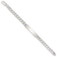 thumbnail image 2 of Sterling Silver 8inch Polished Engraveable Curb Link ID Bracelet 8 Inch "Bracelets, 2 of 3