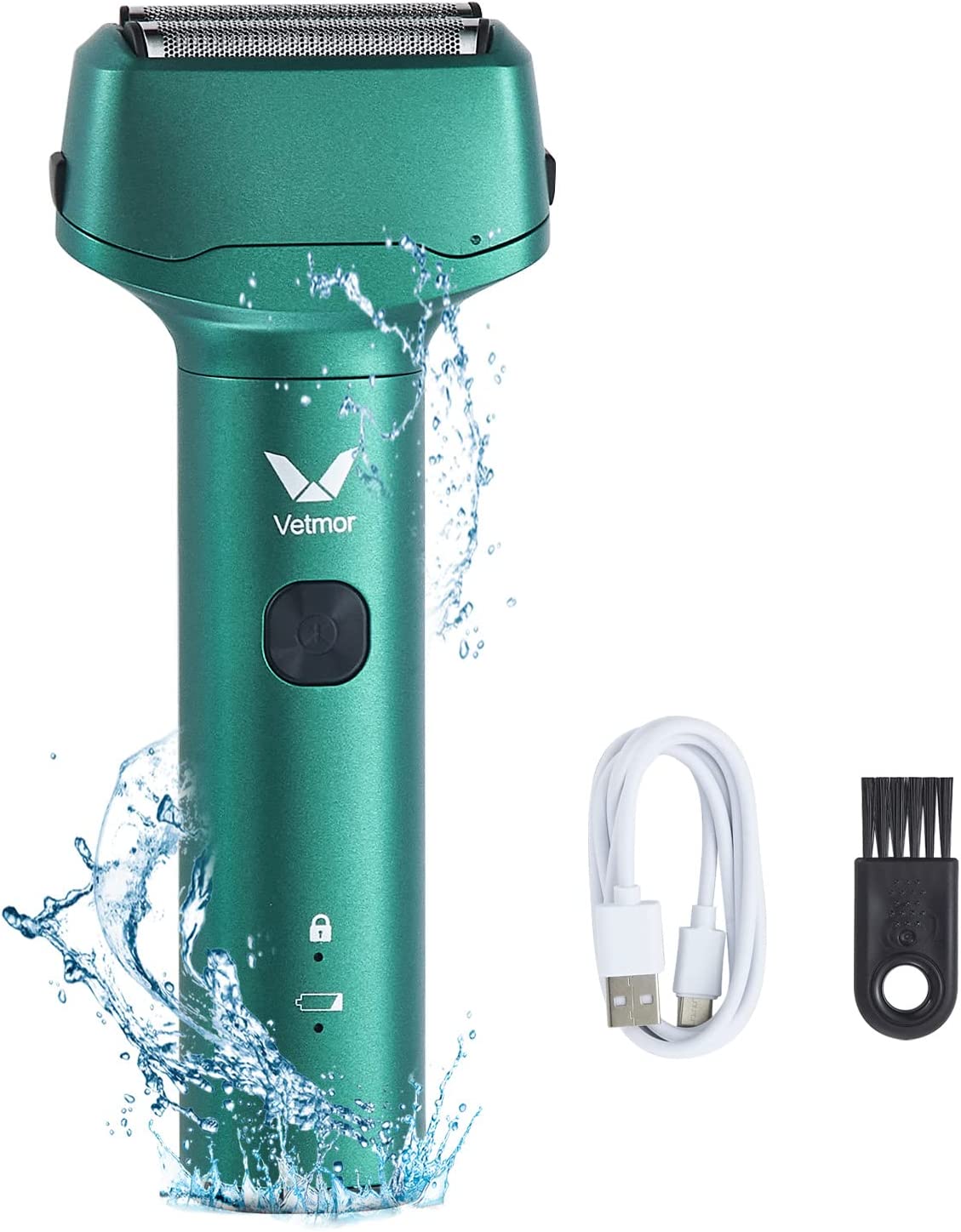 YSTINNG Electric Shavers, Electric Razor, Beard Trimmer for Men Green DYF329-3681