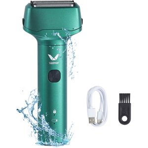 YSTINNG Rasoirs électriques, rasoir électrique, treuil à barbe pour hommes vert DYF329-3681