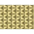 thumbnail image 1 of Ahgly Company Machine Washable Indoor Rectangle Transitional Mustard Yellow Area Rugs, 3' x 5', 1 of 7
