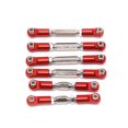 thumbnail image 1 of stanreset RC Turnbuckle Linkage Set Modified Parts Servo Connect 1/10 Vehicle Toy Pull Rods Kit Accessories Upgrade Part Red Red, 1 of 6
