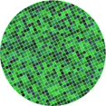 thumbnail image 1 of Ahgly Company Machine Washable Indoor Round Transitional Forest Green Area Rugs, 8' Round, 1 of 7