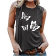 thumbnail image 1 of LSLJS Blouse Sans Manches Imprimée Décontractée pour Femme à Col Rond, Aguichant, Ajustée, Chandail à Enfiler, Débardeurs pour Femmes, 1 of 4
