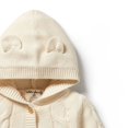 thumbnail image 3 of Wilson+Frenchy Veste en Tricot - Écru (18-24 Mois), 3 of 4