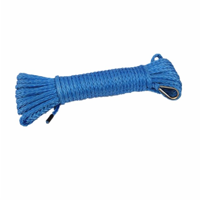 4mm*15m 5mm*15m 6mm*15m Synthetic Winch Rope Towing Rope Winch Line Synthetic Winch Cable Plasma Rope For ATV UTV SUV ,Easy to Use