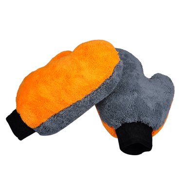 Gant de Lavage en Polaire Corail Absorption d'Eau Ultra Outil de Lavage de Voiture
