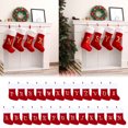 thumbnail image 4 of Monogram Christmas Stockings, Monogram Christmas Stockings with Letters,Red Velvet with Soft Plush Cuff Embroidered Xmas Stockings,Personalized Stocking Decorations for Holiday Season Decor, 4 of 9