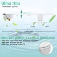 thumbnail image 2 of LIVINGbasics Ultra-Slim Toilet Bidet Attachment, Dual Nozzle Cold Water Non-Electric Design with Adjustable Pressure Control, Easy Installation, 2 of 6