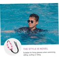 thumbnail image 5 of XYCCA Lunettes Flottantes Lanyard Natation Suspendu Accessoire Lunettes Réglables Lunettes Réglables Extérieur Corde de Lunettes Corde de Voilier Corde Corde de Mousse Polyester Rose Sports-0621, 5 of 5