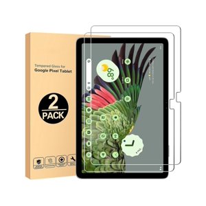 [2-Pack] Protecteur d'écran pour Google Pixel Tablet 11 de pouce 2023 Film protecteur d'écran en verre trempé, compatible avec le stylo S, anti-empreinte digitale et anti-rayure