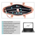 thumbnail image 5 of Professional Laptop Purse Tote Bag with Padded Compartment Fits Up to 15.6 Inch Computer N1-Pink, 5 of 5