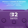 thumbnail image 3 of Turtle Beach Afterglow Wave Wireless RGB Gaming Controller (Purple) - Officially Licensed for Nintendo Switch 2, Nintendo Switch - Customizable Lighting, TMR Sticks, RBG, 3 of 17
