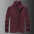 thumbnail image 4 of Qertyioot Manteau Décontracté d'Hiver pour Homme à Col Montant à Manches Longues Chaud Mode, 4 of 6