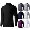thumbnail image 2 of Lovzfmll Chandail Thermique pour Homme à Coupe Confortable en Tissu de Poids Moyen, Couche de Base à Manches Longues Épaissie à Col Ras du Cou pour une Rétention de Chaleur Toute la Journée, 2 of 3