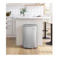 thumbnail image 4 of Boutique Home 13 Gallon / 49 Liter Stainless Steel Trash Can with Soft Close, Step-On Pedal and Removable Inner Bucket, 4 of 7